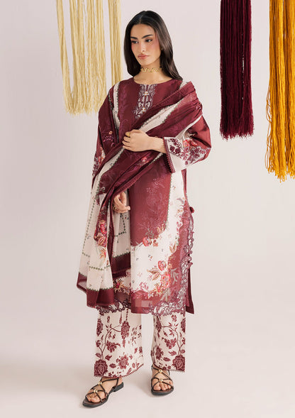 Maroon Straight Kurta with Shalwar Online in UK USA Canada