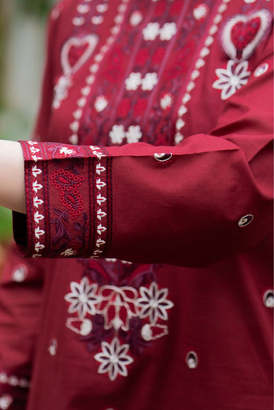 Embroidered Kurta Pant Set