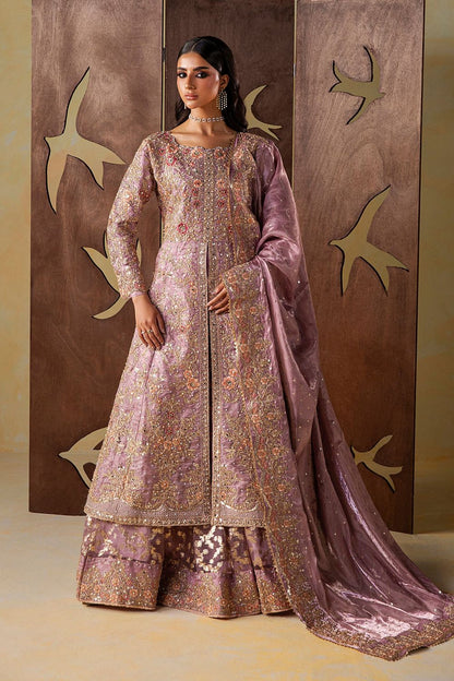 Mauve Embroidered Organza Lehenga Choli Online in Dubai UAE Abudhabi Ajman Sharjah