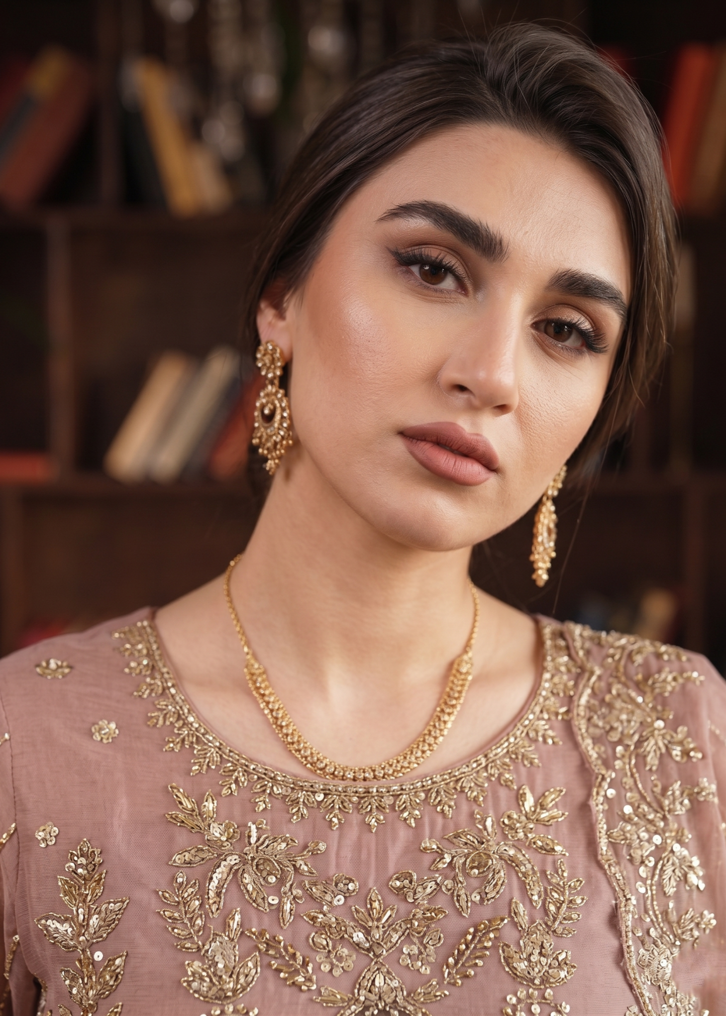 Mauve Pink Designer Organza Kurta Pajama Online in UK USA Canada