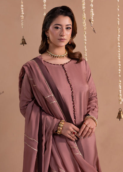 Mauve Raw Silk Sharara Ladies Salwar Kameez Online in Dubai UAE Abudhabi Ajman Sharjah