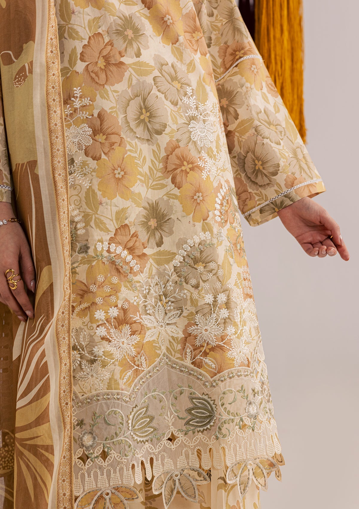 Mellow Yellow Readymade Lawn Suit Online in UK USA Canada