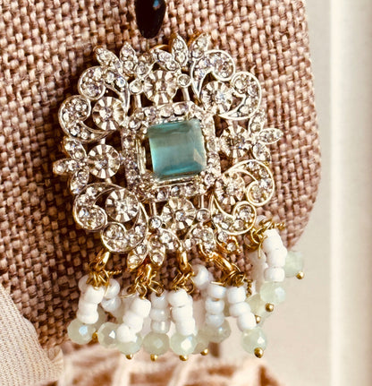 Metal Choker Necklace for Mehndi Online in KSA Riyadh Saudi Arabia Oman Bahrain Qatar