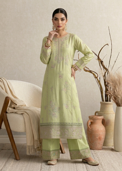 Mint Green Cotton Embroidered Pakistani Suit Online in Dubai DXB UAE Abudhabi Meena Bazaar