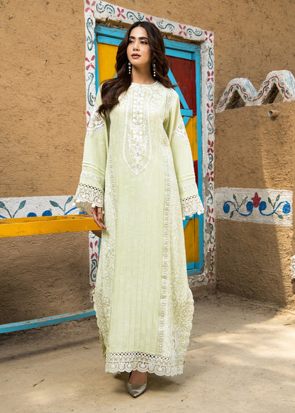Mint Green Embroidered Raw Silk Party Wear Suit Online in Dubai DXB UAE Abudhabi Meena Bazaar