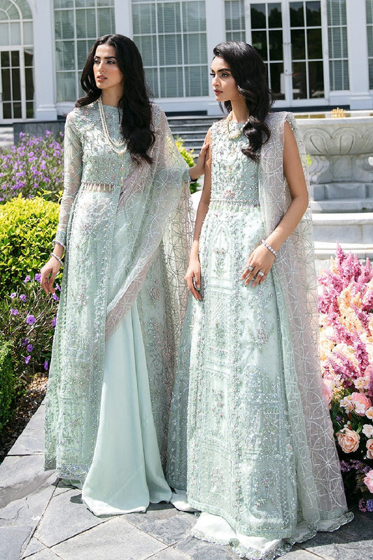 Mint Green Hand Embellished Anarkali