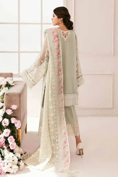 Mint Pure Chiffon Suit