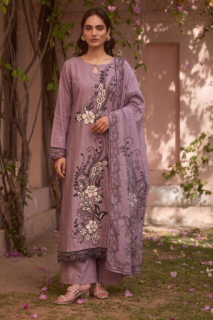 Mulberry Embroidered Lawn Daily Wear Suit Online in Dubai UAE Abudhabi Ajman Sharjah
