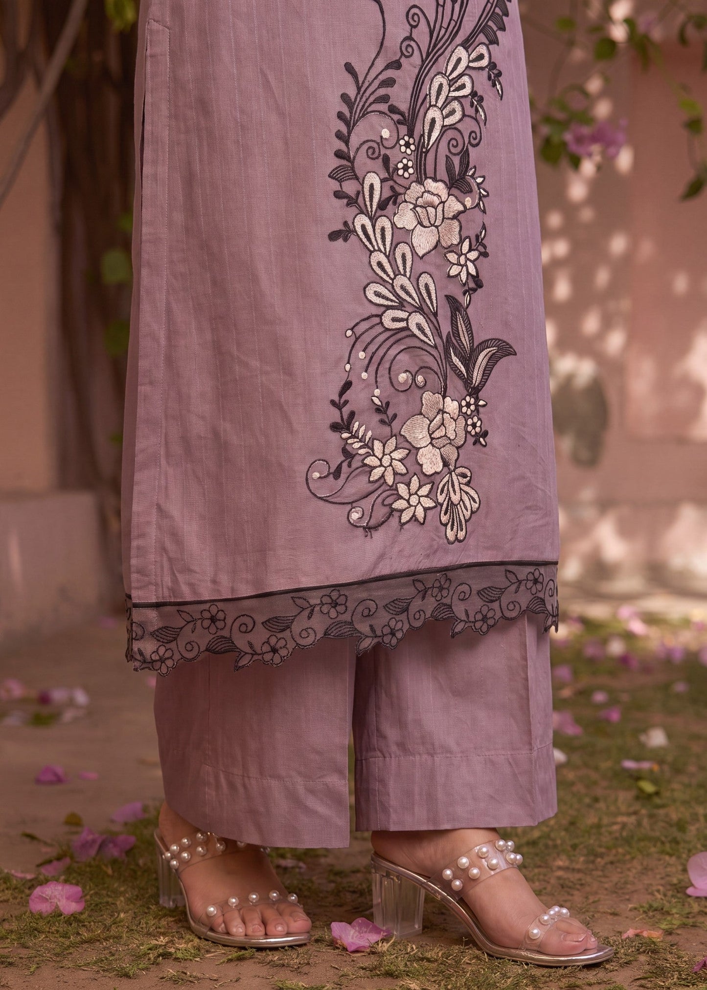 Mulberry Embroidered Lawn Straight Cut Kurta Suit Online in Dubai DXB UAE Abudhabi Meena Bazaar