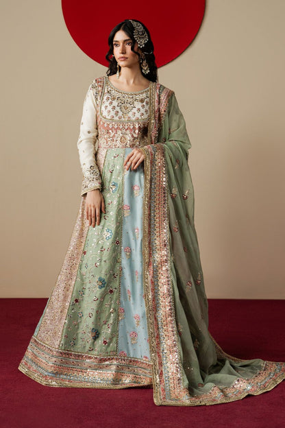 Multi Chiffon Sequined Maxi Dress Online in Dubai UAE Abudhabi Ajman Sharjah