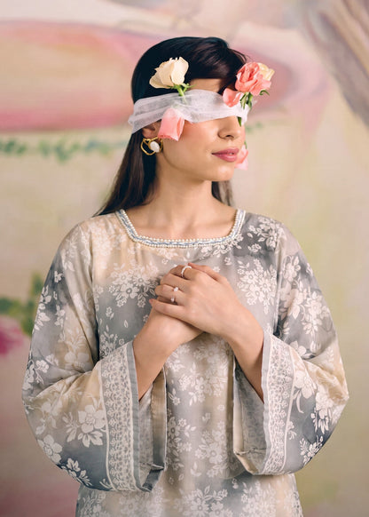 Multi Color Lawn Sharara Kurti Set Online in Sri Lanka India Australia