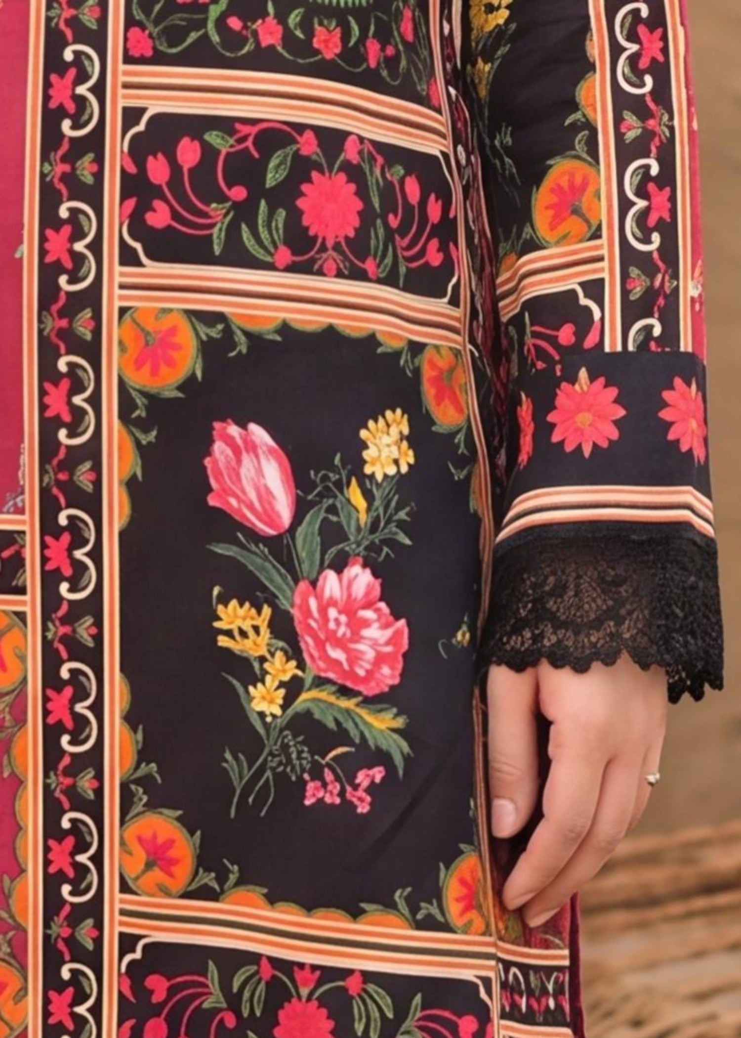 Multi Color Lawn Suit Online in Sri Lanka India Australia