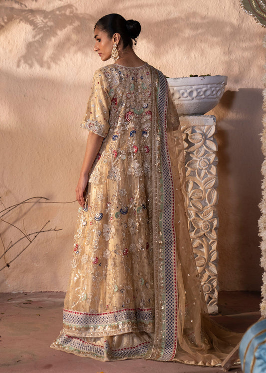 Multi Color Net Maxi Dress Material Online in Sri Lanka India Australia