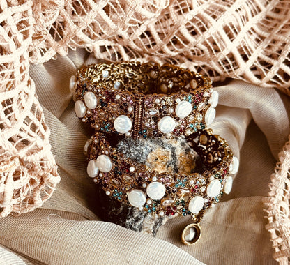 Multi Colour Pearly Bangles Jewellery Online in KSA Riyadh Saudi Arabia Oman Bahrain Qatar