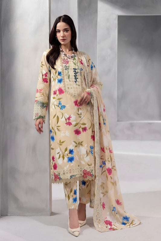 Multi Embroidered Blended Grip Silk Straight Kurta Set Online in Dubai UAE Abudhabi Ajman Sharjah