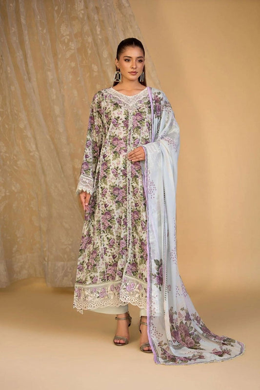 Multi Embroidered Khaddar Pakistani Suit Online in Dubai UAE Abudhabi Ajman Sharjah