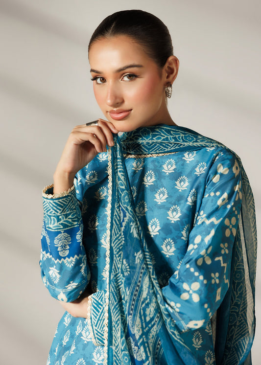 Multi Hue Silk Lawn Readymade Salwar Suit Online in Dubai DXB UAE Abudhabi Meena Bazaar