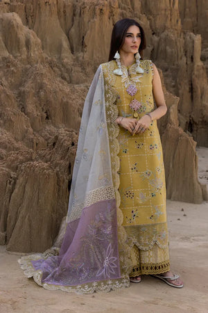 Mustard Lawn Formal Wear Pakistani Suit Online in Dubai UAE Abudhabi Ajman Sharjah