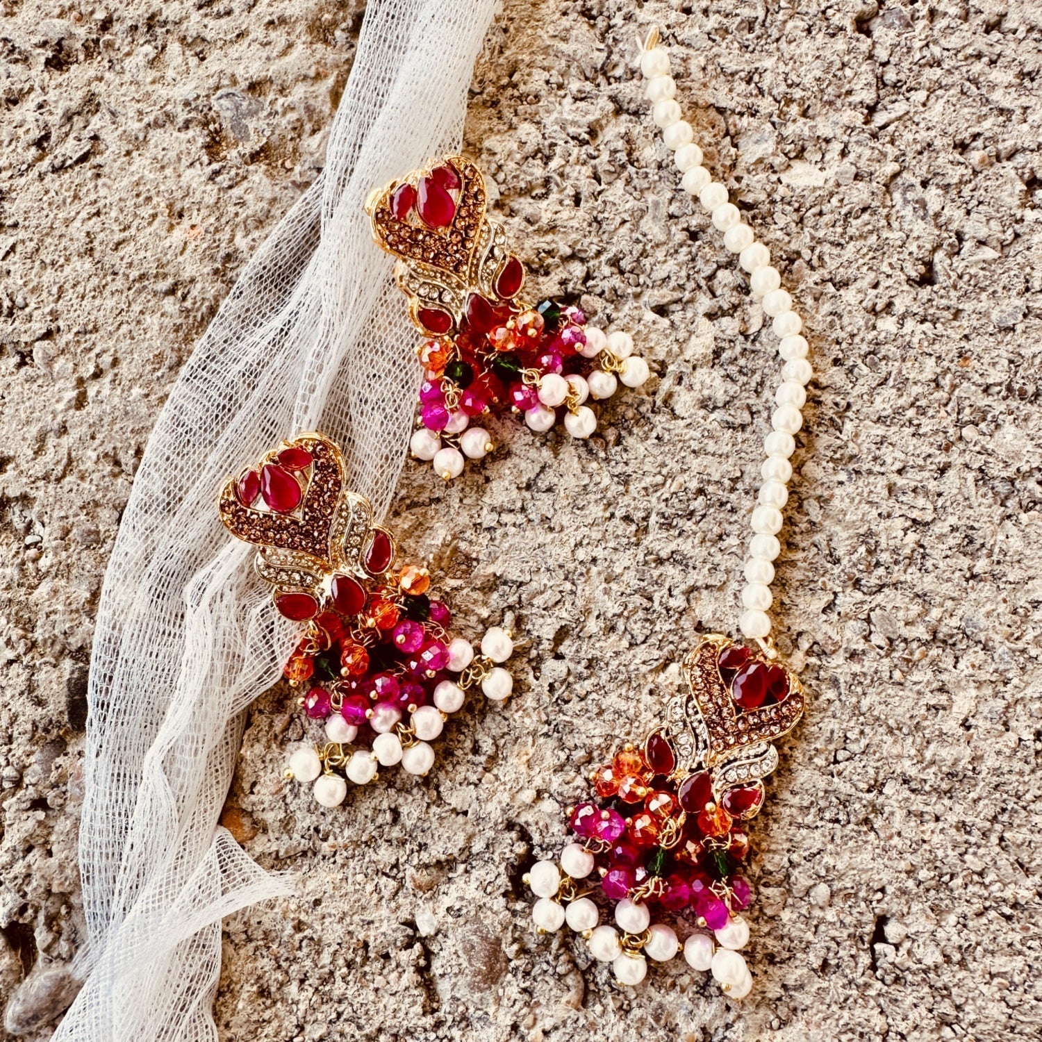 Naulakha Choker Set Multi Online in KSA Riyadh Saudi Arabia Oman Bahrain Qatar
