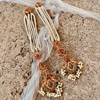 Nauratan Opulence Wedding Jewellery Set Online in Dubai DXB UAE Abudhabi Meena Bazaar