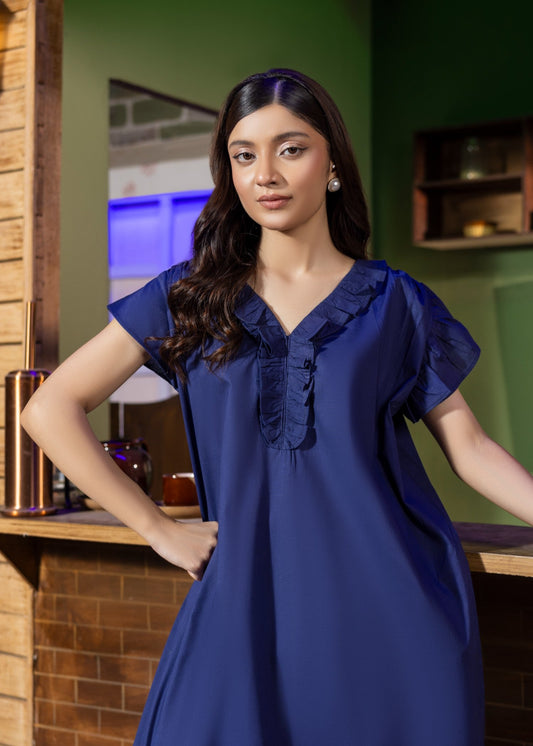Navy Blue Daily Wear Kurta Set Online in Dubai DXB UAE Abudhabi Meena Bazaar