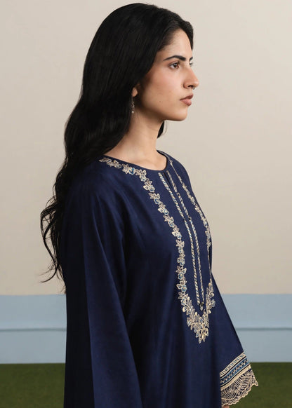 Navy Blue Embroidered Kaftan Online in Dubai DXB UAE Abudhabi Meena Bazaar