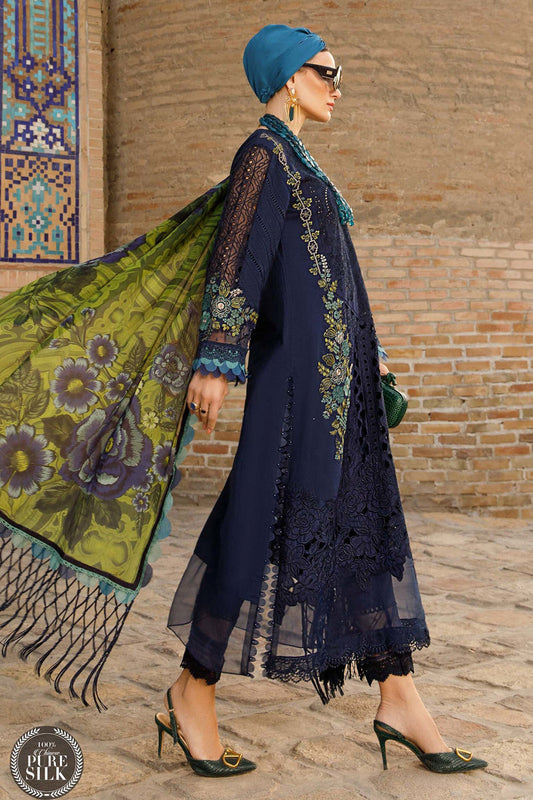 Navy Blue Chikankari Lawn Suit