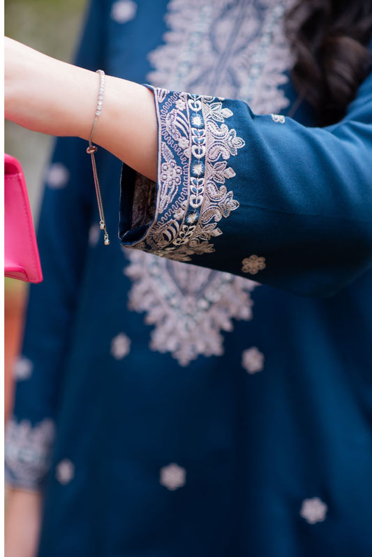 Embroidered Kurta with Pant Set