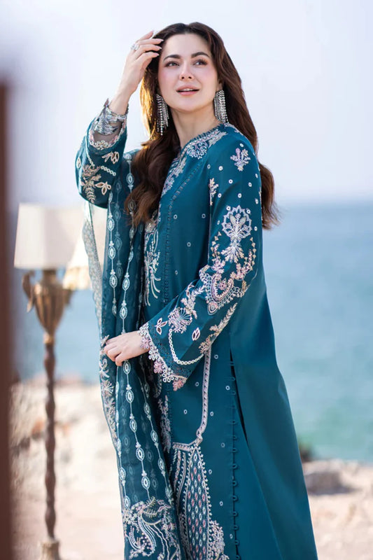 Lazer Cut Chikankari Lawn Suit
