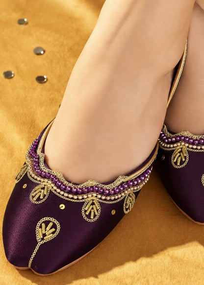 Nawab Collection Silk Khussa Wedding Shoes Online in KSA Riyadh Saudi Arabia Oman Bahrain Qatar