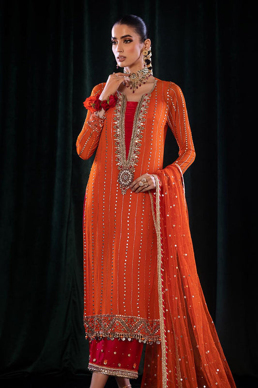 Handmade Pure Chiffon Designer Suit with Chiffon Dupatta Size 36