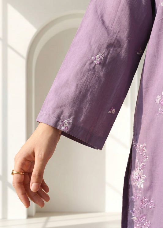 Orchid Embroidered 3 Piece Suit Online in Dubai DXB UAE Abudhabi Meena Bazaar
