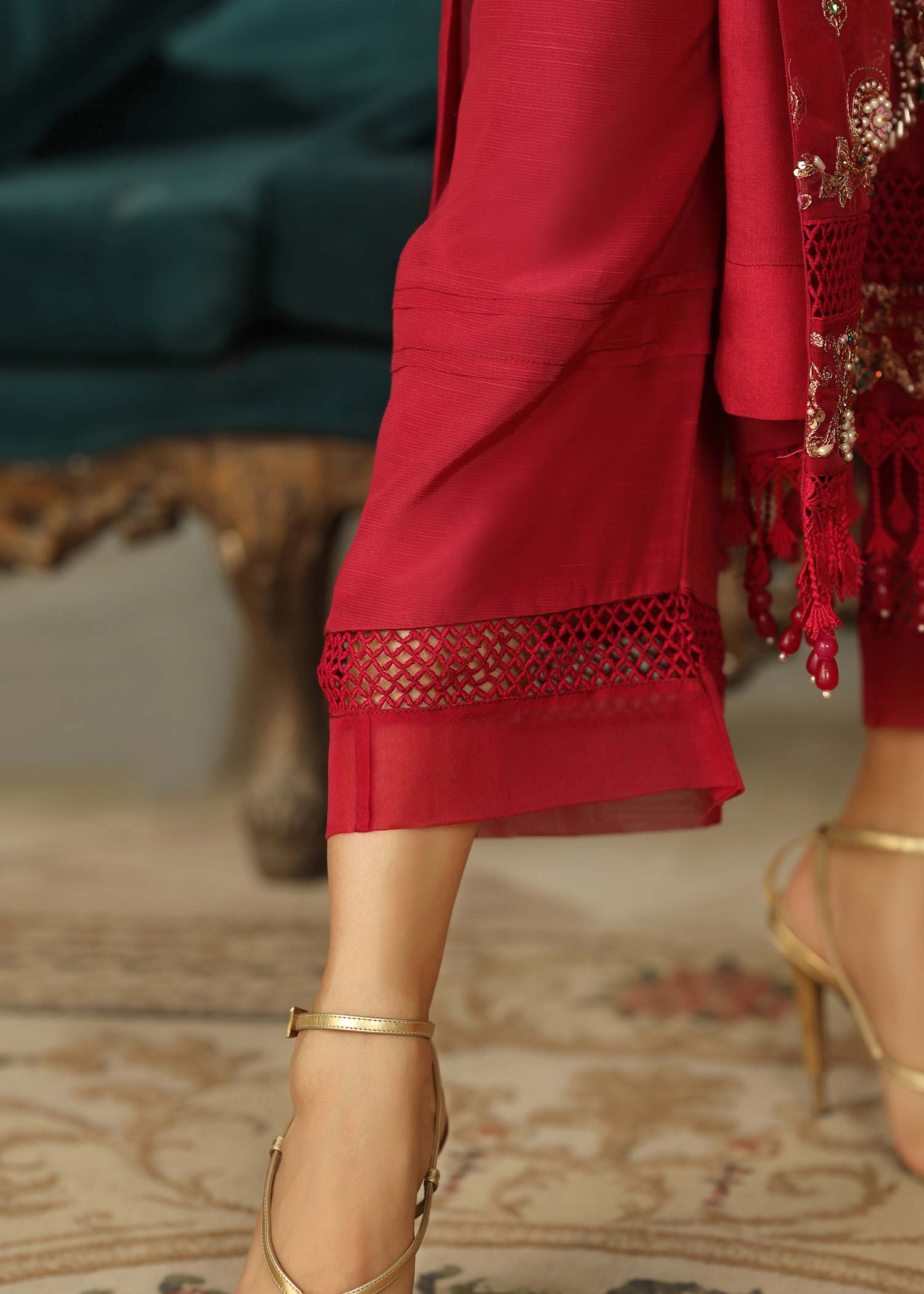 Organza Adda Work Suit for Women Online in UK USA Canada