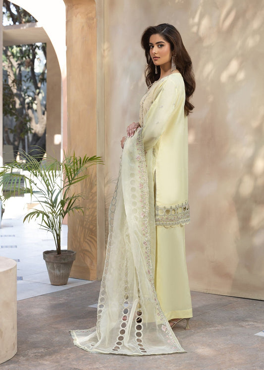 Organza Butter Embroidered Ladies Shalwar Kameez Online in UK USA Canada