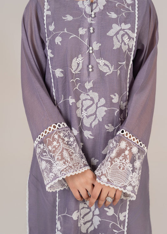 Organza Dupatta Purple Festive Suit Online in Sri Lanka India Australia