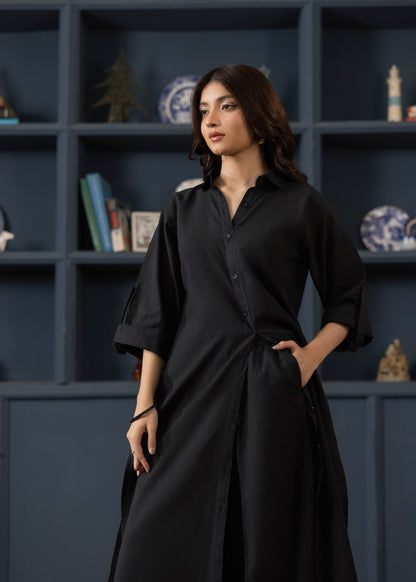 Pakistani Black Cotton Salwar Kameez Online in KSA Riyadh Saudi Arabia Oman Bahrain Qatar