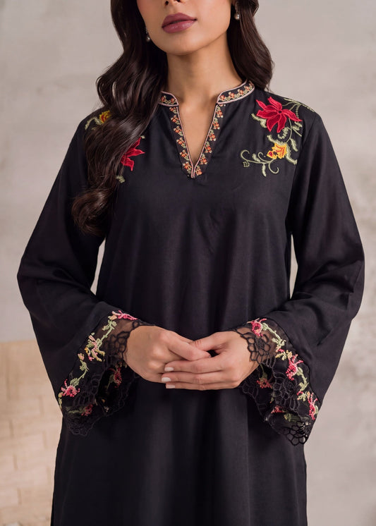 Pakistani Black Dhanak Kaftan Online in Sri Lanka India Australia