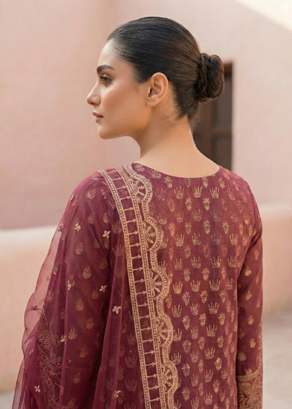 Pakistani Brown Lawn Embroidered Salwar Kameez Online in KSA Riyadh Saudi Arabia Oman Bahrain Qatar