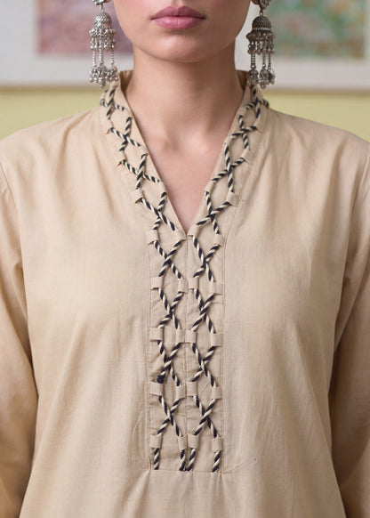Pakistani Designer Beige Lawn Suit Online in KSA Riyadh Saudi Arabia Oman Bahrain Qatar