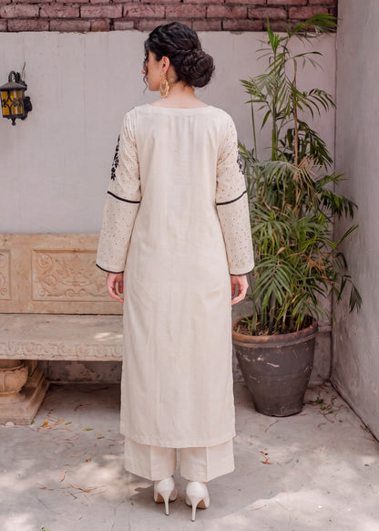 Pakistani Designer Beige Linen Kurta Pajama Online in KSA Riyadh Saudi Arabia Oman Bahrain Qatar