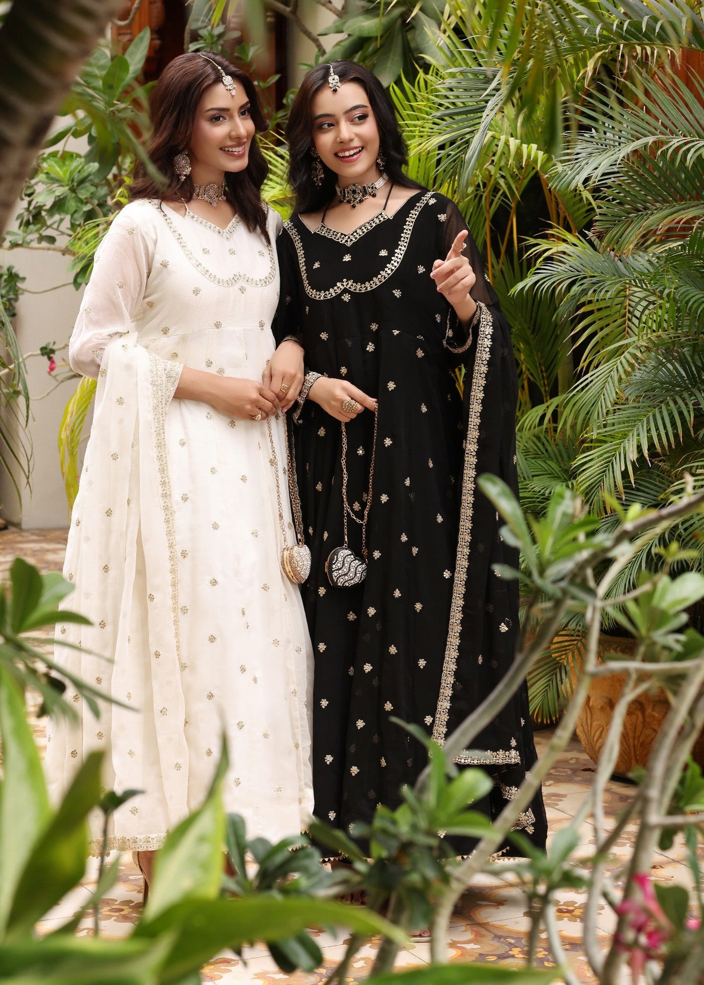 Pakistani Designer Black Chiffon Embroidered Suit Online in KSA Riyadh Saudi Arabia Oman Bahrain Qatar