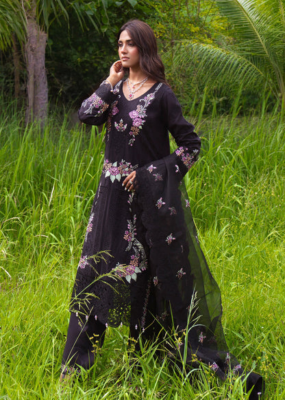 Pakistani Designer Black Embroidered Suit Online in KSA Riyadh Saudi Arabia Oman Bahrain Qatar