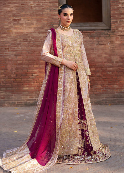 Pakistani Designer Blush Pink Net Partywear Suit Online in KSA Riyadh Saudi Arabia Oman Bahrain Qatar