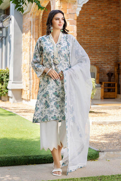 Pakistani Designer Brochette Cotton Salwar Kameez Online in KSA Riyadh Saudi Arabia Oman Bahrain Qatar