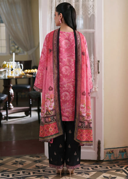 Pakistani Designer Cherry Red Lawn Suit Online in KSA Riyadh Saudi Arabia Oman Bahrain Qatar