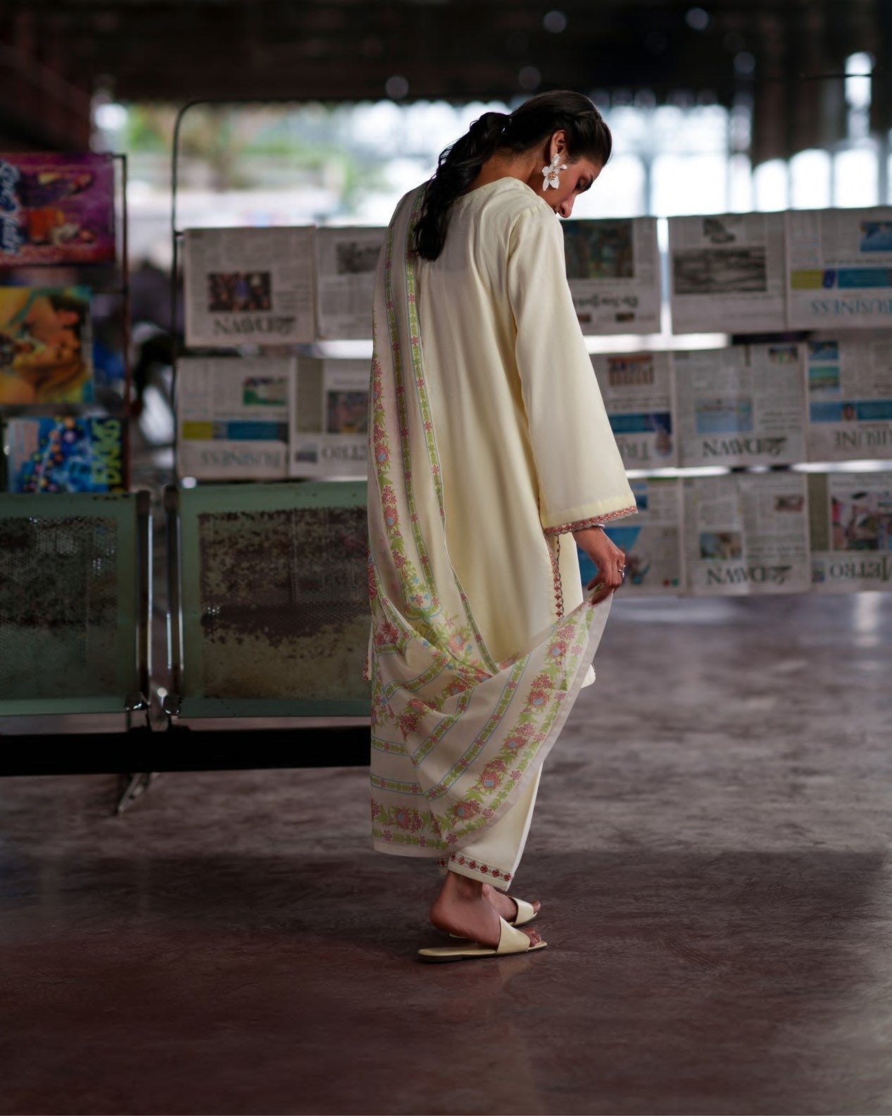 Pakistani Designer Cotton Lawn Salwar Kameez Online in KSA Riyadh Saudi Arabia Oman Bahrain Qatar