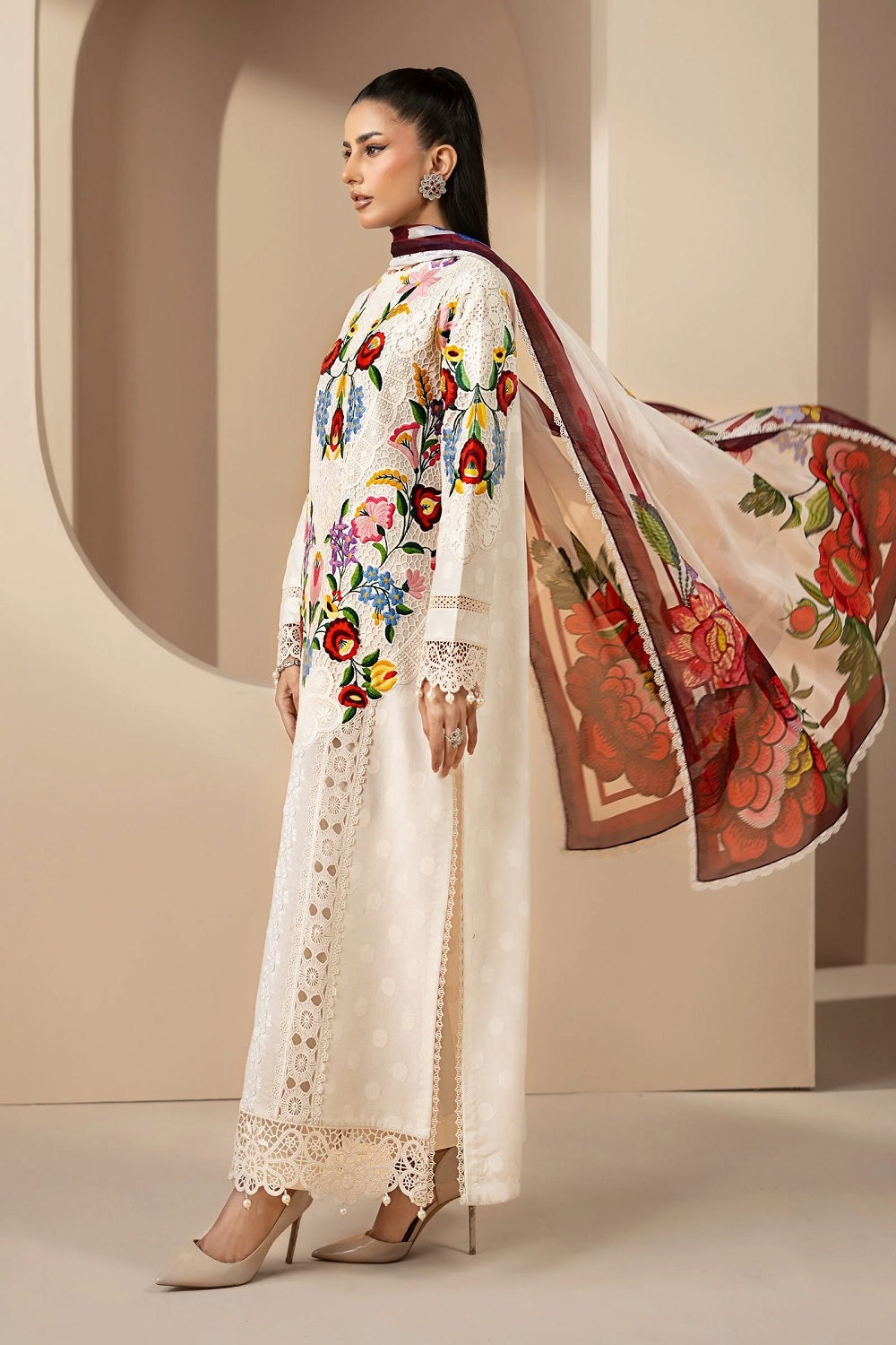 Pakistani Designer Digital Print Lawn Suit Online in UK USA Canada