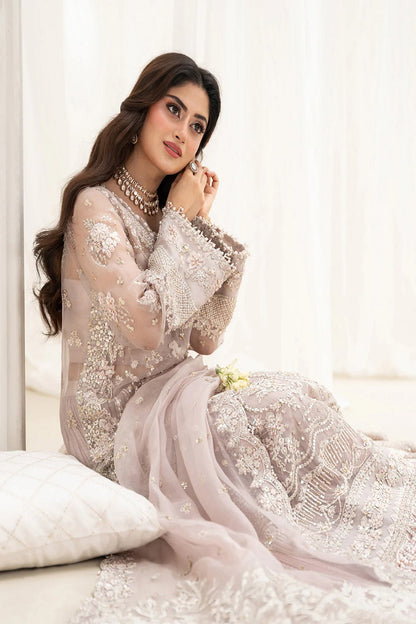Pakistani Designer Embellished Organza Suit Online in KSA Riyadh Saudi Arabia Oman Bahrain Qatar