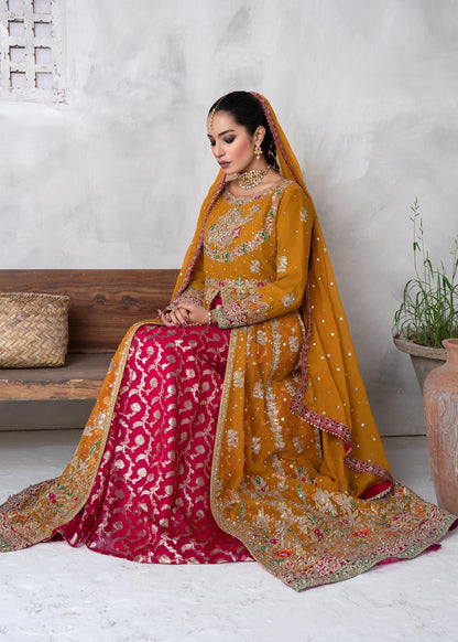 Pakistani Designer Embroidered Chiffon Salwar Kameez Online in KSA Riyadh Saudi Arabia Oman Bahrain Qatar