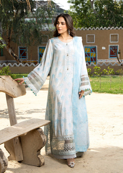 Pakistani Designer Embroidered Raw Silk Festive Wear Online in Sri Lanka India Australia